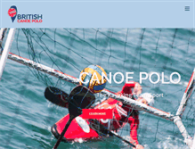 Tablet Screenshot of canoepolo.org.uk